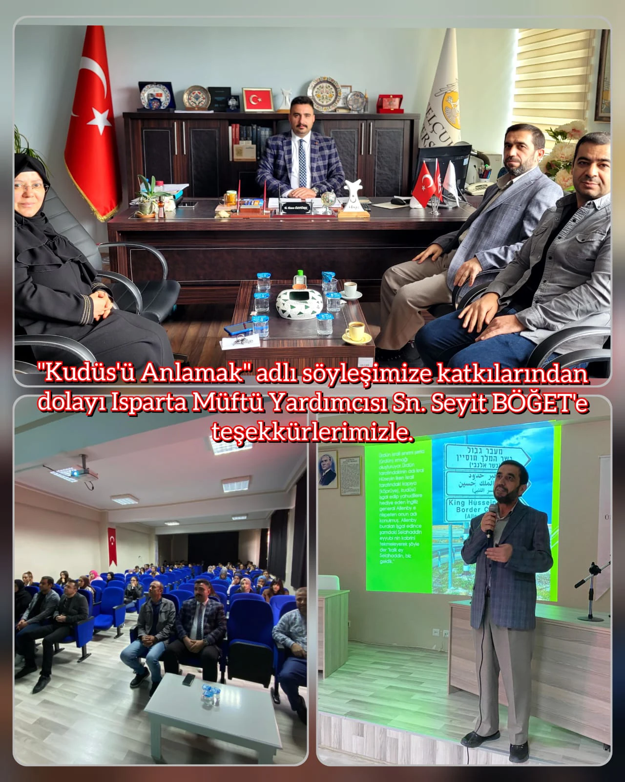 Kudüs'ü Anlamak Adlı Söyleşimiz